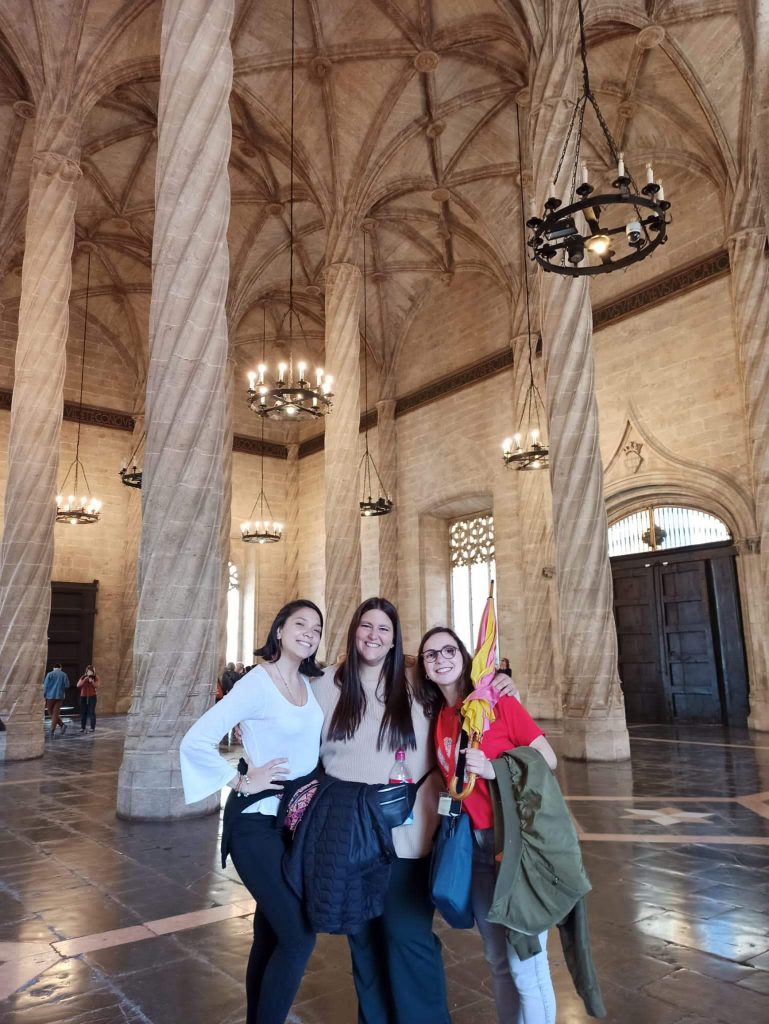 tourists having a good time