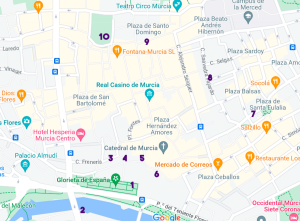 resumen paradas ruta Misterios y Leyendas