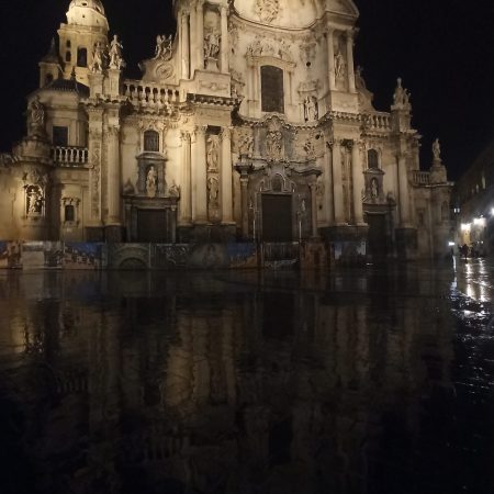 Catedral de Murcia de noche